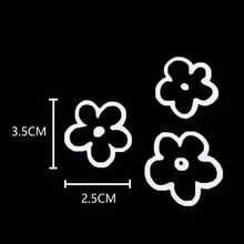 3pcs Flower Car Mirror Bumper Decorative Stickers And Decals, DIY Cute Waterproof Decoration - A - View 2