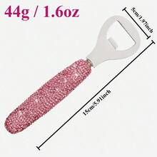 Sparkling Rhinestone Plastic Soda Can Opener With Dust-Proof Sealing Function, Portable Multi-Function Bottle Cap Opener Tool, Keychain Pendant Design, Suitable For Daily Use, Family Gatherings, Picnics, Outdoor Activities And Office Use, Easily Open Can Lids, Suitable For Long Nails - Multicolor - View 33
