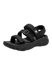 CAMEL CROWN Men's Waterproof Hiking Sandals, Closed-Toe Water Sandals, Sporty Outdoor Summer Beach Sandals - Black - View 1