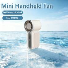 1pc High-Speed Mini Handheld Fan X688 USB Rechargeable Long Battery Life Turbo Powerful Portable Outdoor Small Fan 1800mAh - Multicolor - View 12