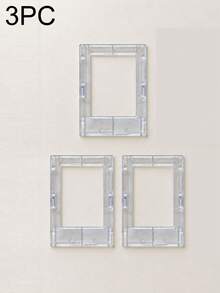 10/5/3pcs Transparent Acrylic Magnetic Mini Photo Frames, Suitable For Home, Kitchen And Office Decoration, Perfect Birthday And Christmas Gift, Desktop Photo Frame - A - View 9