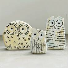 Owl Gift Animal Statue Funny Owl Decor Bird Art Sculpture Ornament Suitable For Home, Balcony, Desktop Decoration Gift For Friends Home Gift, Holiday Gift, Christmas, Halloween Gift - Multiple Styles - View 8
