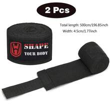 2pcs 3 Meters/5m Boxing Hand Wraps Muay Thai Adult Men Women Combat Sports Hand Bandages Cotton Hand Wrap Cloth - Multicolor - View 14