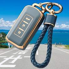 Car Key Cover, Suitable For Mitsub Ishi Car Remote Keys, Outlander, Galant, And Pajero Key Fob Cases, Key Pouches, And Keychain - Model a - View 7