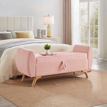 Storage Benches & Ottomans - Pink - View 2