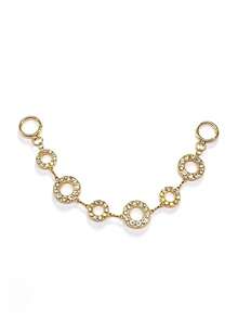 1pc Vintage Circle Coin Tassel Bag Chain, Silver Boho Style Purse Decor Chain, Detachable Clasp Shoulder Bag Accessory Charm - Multicolor - View 8