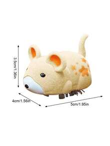 Interactive Cat Toys For Indoor Cats, Electric Mouse Cat Toy With Smart Random Movement, Automatic Moving Plush Mouse With Sound, Chase Exercise Toy For Kittens & Adult Cats - Mouse Toy - View 3