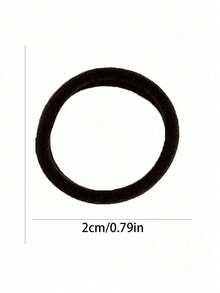 1pc 8 Inch Synthetic Curly Donut Bun Elastic Hair Tie Messy Bun Hair Piece Wig Hair Accessory - Multiple Styles - View 13