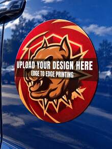 Custom Car Magnetic Signs, Personalized Logos For Your Car, Van, Truck, Used To Promote Your Commercial Vehicle, Professional Printing, Customizable Text And Logo - Multicolor - View 7