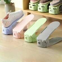 Adjustable Height Shoe Rack Storage Box, Closet Shoe Organizer, Suitable For Entryway, Hallway, Living Room, Bedroom, Bathroom, Very Space-Saving - Multicolor - View 1