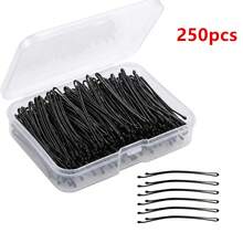 Curved Bobby Pins Flat Bobby Pin Firm Grip Long Bobby Pins For Thick Hair Ball Tip Durable Hair Pins With Clear Storage Box For Salon Daily & Party Hairstyle Styling - Multicolor - View 10