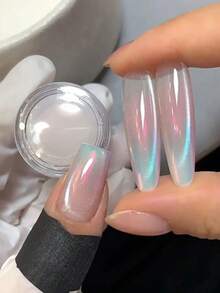 Aurora Nail Powder Mermaid Aurora Effect, Shiny Decoration For Nail Art, Suitable For Home DIY And Salon Manicure - Multicolor - View 1