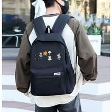 Cute Cat Pattern Printed Backpack For Girls And Boys, Suitable For School And Short Trips, Ideal For Students' Daily Commute, Large Capacity Compartment Can Store Laptop And Various Learning Supplies, Essential For Friends Gathering And Travel - Backpack - View 5