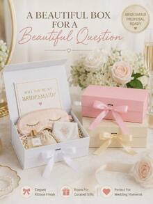 1pc Foldable Paper Gift Box, Flat Shipping Empty Gift Box, Multi-Purpose Storage Box, Suitable For Underwear, Wedding Favors, Birthday, Holiday Party, Christmas Gifts, Saudi National Day Packaging - Multiple Styles - View 7
