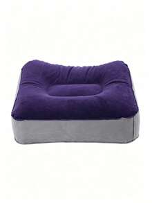 Portable Automatic Inflatable Leisure Chair, Foldable And Compact For Easy Carrying. Skin-Friendly Flocked Surface Material, Soft And Comfortable Seating, Supports Quick Inflation And Deflation. Suitable For Camping, Picnic, Beach Relaxation, Outdoor Fishing, Yard Leisure And Other Scenarios. Folds And Stores Without Taking Up Space When Not In Use, A Lightweight Chair For Outdoor Relaxation And Rest, Also Suitable For Temporary Indoor Use. - Multi-color - View 14