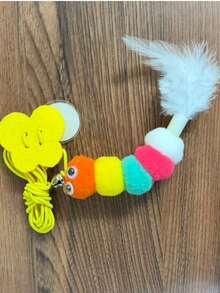 1pc Interactive Cat Plush Doll Ball, Sound Training Doll, Fun Pet Ball, Suitable For Play And Exercise, Cat Self-Entertainment And Relaxation, Energy Consumption, Suitable For Kittens, Automatic Cat Teaser - Multicolor - View 12