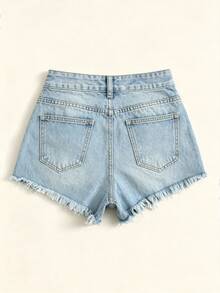 Women Denim Shorts - 2079 - View 3