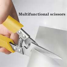 Heavy Duty Multi-Function Metal Shears, Spring Assisted Metal Sheet Cutting Pliers, Non-Slip Handle Industrial Scissors, Can Cut Metal Sheets, Copper Wire, Electrical Wire, PVC Pipe, Carpet, DIY Hand Crafting Cutting Tool - Multiple Styles - View 4
