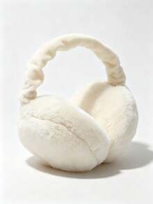 Ultra Soft Plush Earmuffs - Foldable, Warm, Comfortable, Cold-Resistant, Unisex Design For Winter Outdoor Activities, Hand Washable, Winter Accessorie - Multicolor - View 9