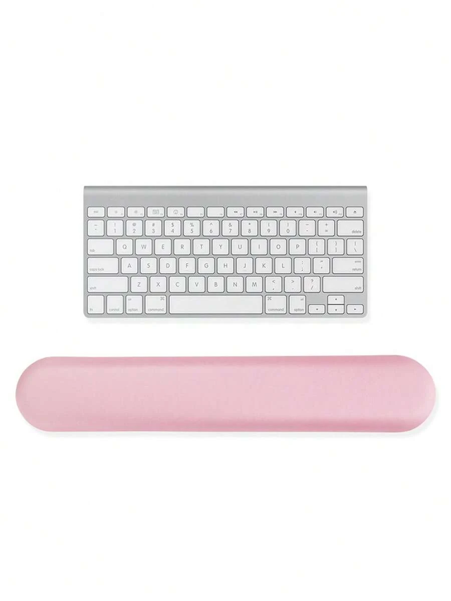 Ergonomic Keyboard Wrist Rest Pad, Soft Memory Foam Wrist Support Cushion, Non‑Slip Base Keyboard Palm Rest For Computer Laptop Office Gaming Typing, Cute Desk Decor Accessory - View 1