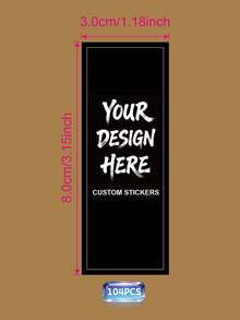 1/32/72/104pcs Custom Printed Rectangle Labels For Bottle, Personalized Waterproof Rectangular Stickers, Customized Printed Rectangle Label For Candles, Jars, Packaging Seals, Product Labels, Rectangle Sticker For Business Logo - Multicolor - View 75