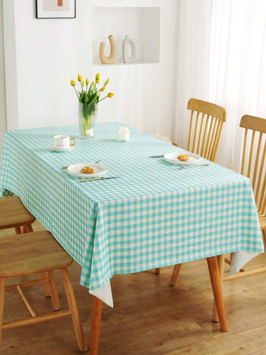 Rectangle PVC Tablecloth Waterproof Spill‑Proof Easy Clean Table Cover Decorative Table Protector For Dining Room Banquet Daily Use - Multicolor - View 1