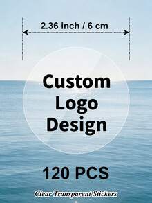 20/60/120pcs 3-10cm Customized Transparent Round Stickers, Personalized Transparent Logo Stickers, Paper/Plastic Business Brand Packaging Seal Labels, Round Labels For Wedding, Birthday - Transparent - View 21