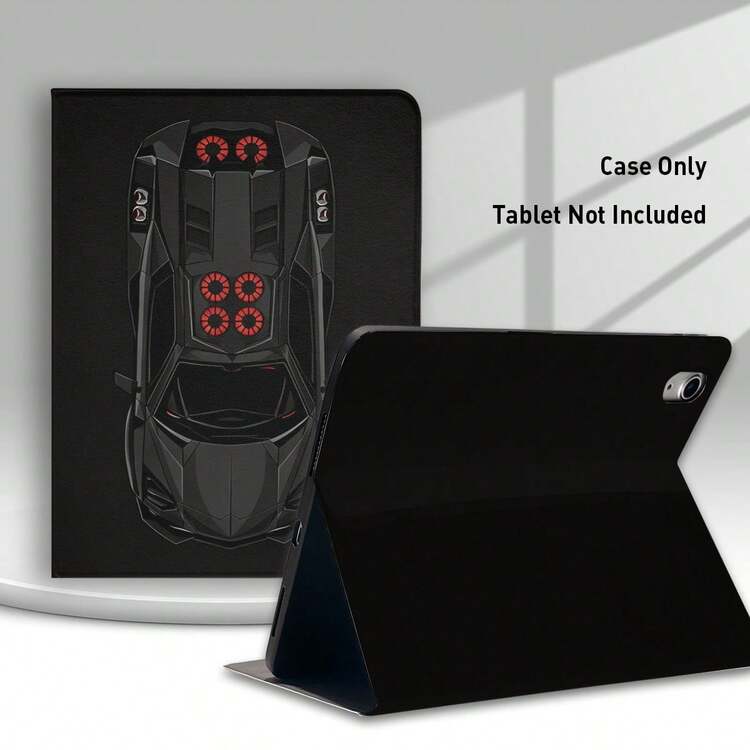 Sports Car UV Printed Flat Pattern, Magnetic Closure, Smart Sleep/Wake, Full Coverage Anti-Drop Anti-Shock, Adjustable Stand Tablet Protective Case, Pen Slot, Compatible With Huawei Protective Case /Matepad 11.5 2025/Matepad SE 11inch Tablet Protective Case, Honor Tablet Protective Case/Honor9/10/X8A, Compatible With Redmi Pad SE 11inch(2023)/ Pad 2 And Other Brand Popular Models Tablet Protective Case, Compatible With Samsung A9 And Other Popular Models - Style 42 - View 1