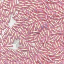 140pcs Magic‑Golden Long Strip Acrylic Through‑Hole Loose Beads For DIY Bracelet Phone Charm Keychain Craft Supplies - Multicolor - View 10