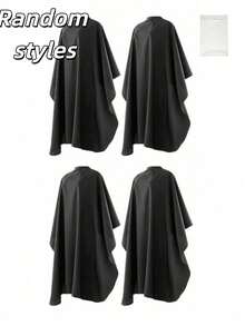 4/1pc Professional Hair Salon Apron - Extra Wide & Extra Long, Hairdressing Cape, Suitable For Plus Size, Durable Black Material, With Adjustable Neck Strap And Buckle, Suitable For Hair Dyeing, Perming, Styling Protection/Halloween, Leopard Print, Cheetah Print, Cheap, Sheer, Cheetah, Acne Patch, Animal Print, Travel Essential - Multicolor - View 10