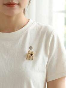 Dentist Exclusive Tooth Mirror Pin, Personalized Gift Badge, Cute Tooth Dentist Brooch, Clothing & Bag Decoration - A - View 8