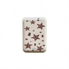 1pc Japanese & Korean Style Magnetic Phone Card Holder For IPhone 17 Max, PU Leather Card Sleeve For Bank Card & Access Card - Multicolor - View 16