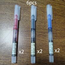 Classic Red, Blue, Black 3-Color Liquid Ink Ballpoint Pens, Smooth Ink Flow, Quick-Drying. Suitable For Office, Handmade, Bookkeeping, School Students Daily Writing, Practice Exercises, Etc. - Back To School Season - A - View 12