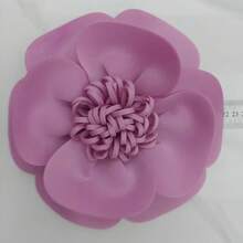 25cm 誇張純色布藝花朵髮夾，適合女性服飾、帽子、節日裝飾、萬聖節、聖誕節，送給朋友的禮物 - 款式A - 查看 21