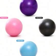 1pc Anti-Burst Yoga Ball, Inflatable Exercise Stability Ball For Home Gym, Pilates, Fitness, Balance & Core Training, Non-Slip Fitness Ball For Workout - Multicolor - View 4