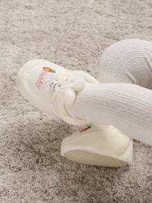 Sepatu Bot Bayi Hangat Motif Kartun untuk Bayi Usia 0-1 Tahun, Model Musim Dingin Terbaru - Putih - View 7