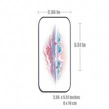 INKARTLINK 1PC Dreamy Macaron Moonlight Ocean Butterfly Temporary Tattoo Sticker, Waterproof Body Art Tattoo Sticker, Lasts 2-5 Days, Water Transfer Color Tattoo Sticker, Suitable For Men And Women, Essential For People, Party Essential Decoration, Festival Celebration Body Decoration - Black - View 5