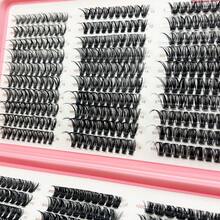 LIMEIKAI 570 Clusters Dense 8D Fluffy Cartoon Style Anime Eyelash Extensions 10-18MM Cluster Eyelashes D Curl Single Lash Reusable Suitable For Beginners 30D/100D - D - View 10