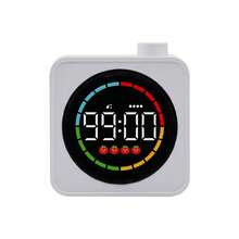 SULVGO Visual Timer Pomodoro Clock, 4-Color Ring Countdown Timer, Suitable For Children's Learning, Silent Ticking Focus Timer, With Magnetic Stand, Rechargeable Digital Timer, Applicable For Classroom, Office, Kitchen - minimalist style - View 13