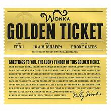 1pc Charlie Chocolate Golden Ticket Plastic Foil Collectible Card - Birthday Gift - Gift - Halloween Gift - Gift - Multicolor - View 4