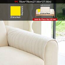 1PC Cream-Style Plush Velvet Jacquard Sofa Cushion Cover – Non-Slip, Pet-Friendly, All-Season, Machine Washable Suitable For 1-4-Seater Sofas. Decorative Protective Slipcover / Throw Cover – Dustproof, Durable, And Resistant To Pet Scratching. - Multicolor - View 40