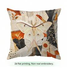 4pcs/1pc Collage Art Insect Pattern Pillow Case, Single-Sided Printed Pillow Case, Suitable For Living Room Bedroom Home Decor, All Season Pillow Case - Multicolor - View 16