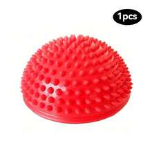 PVC Inflatable Half‑Dome Balance Ball With Massage Nubs, Half Yoga Fitness Trainer Ball, Multiple Color Options - Multicolor - View 12