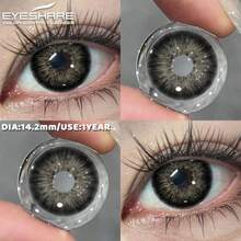 Eyeshare 彩色隱形眼鏡 1 對黑色鏡片,適合日常配戴與約會 - 黑色 - 查看 4