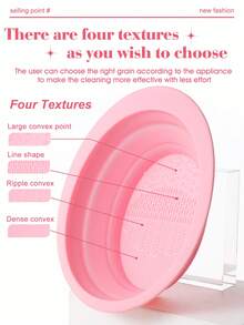 23/30/31/52/53Pcs Complete Cosmetic Tool Set,30Pcs Premium Soft Makeup Brushes For Eyeshadow,Foundation,Varied Size Makeup Sponges,Mixed Powder Puffs,Brush Washing Bowl,Fluffy Hair Bands,Portable Cosmetic Bag,Multi‑Functional Face MakeupCollection - Pink - View 6