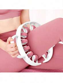 360° Muscle Roller Ring Leg Massager, Suitable For Calves, Legs, Arms, Tennis Elbow And Golf Elbow, Plastic Fascia Muscle Roller, Fat Burning Trigger Point Release, Perfect Mother's Day Gift - Multicolor - View 1