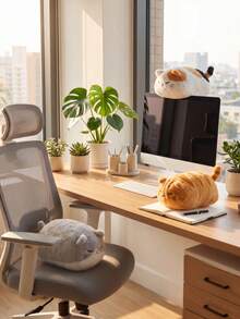 30CM Hug Plan Bread Cat Plush Doll Cute Sleeping Pillow Cushion For Girls Bed Nap Cartoon Plush Doll - Multicolor - View 6