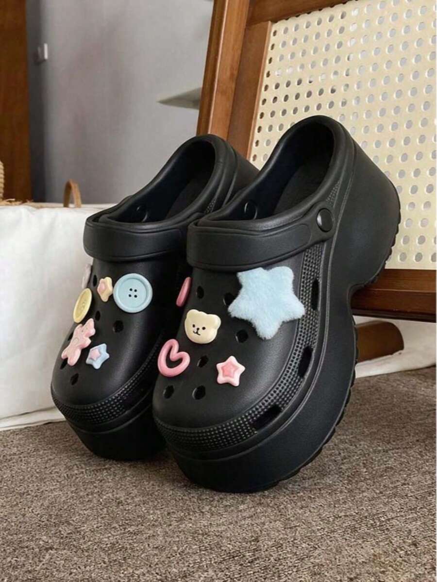 2026 New Fashion Versatile Women EVA Chunky Platform Sandals, Comfortable Slip-On Beach Shoes