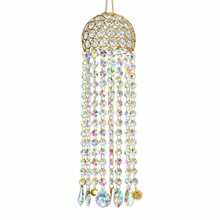 Colorful Beaded Suncatcher, Rainbow Maker Hanging Window Ornament With Moon Sun Charms For Home Decor - Small Lamp Shade Pendant - View 3