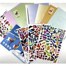1pc Sticker Puzzle Sticker - Children's 3D Geometric Collage Handmade DIY Intellectual Puzzle Sticker, Focus Early Education Educational Toy, Educational Activity Book, Suitable For Adults, Cultivate Creativity And Motor Skills, Includes Animals, Shapes, Colors - Birthday, Christmas, Halloween Gift Ideas - Multicolor - View 11